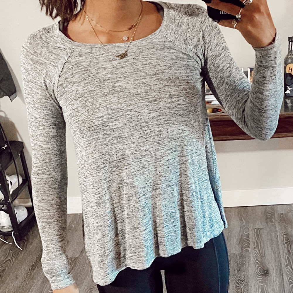 Hollister Gray Long Sleeve